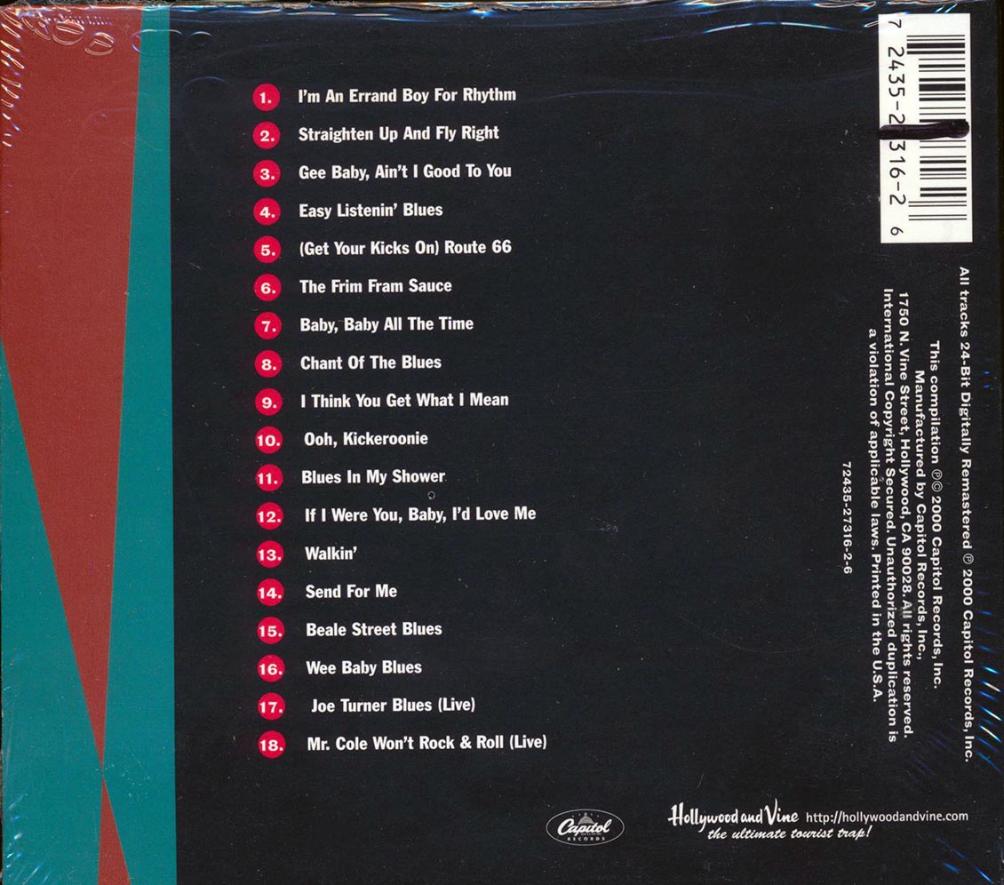 Nat King Cole - Rockin' Boppin' & Blues (marked/ltd stock) (remastered) Music CD