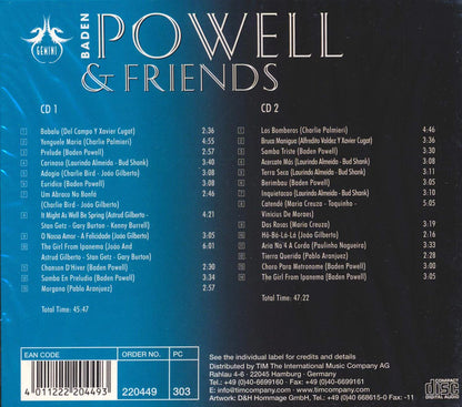 Baden Powell - Baden Powell & Friends (27 tracks) (2xCD) Music CD