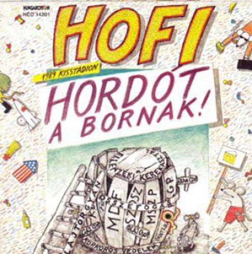 the album cover for Geza Hofi - Hordot a Bornak