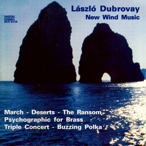the album cover for Laszlo Dubrovay - New Wind Music