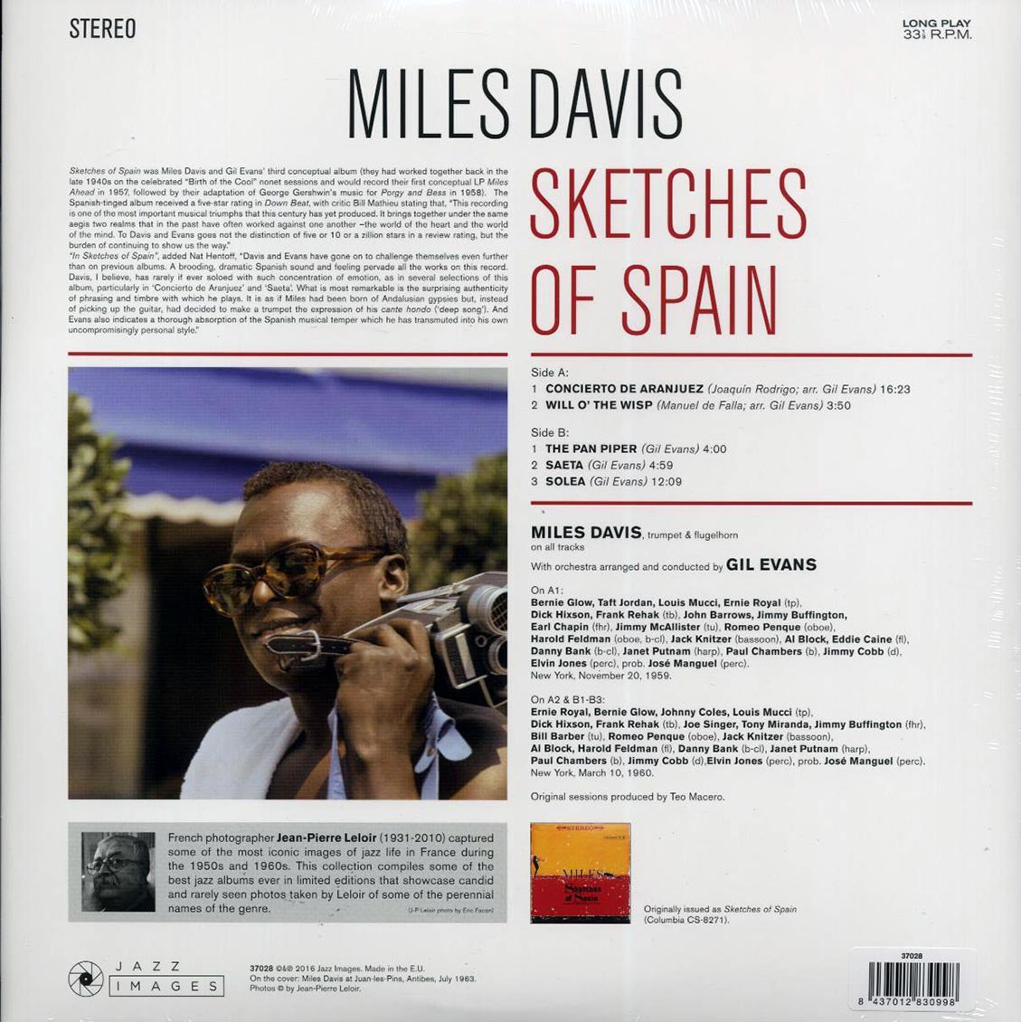Miles Davis - Sketches Of Spain (ltd. ed.) (180g) Vinyl Record