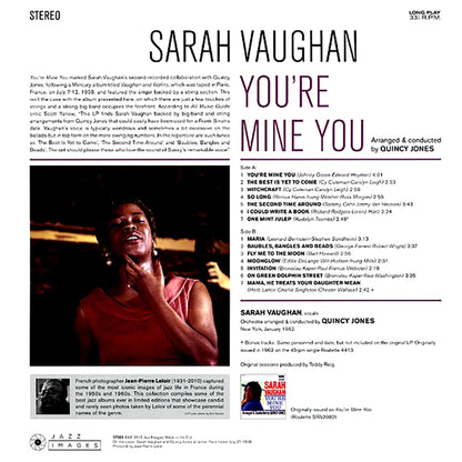 Sarah Vaughan, Quincy Jones - You're Mine You (ltd. ed.) (180g) Vinyl Record