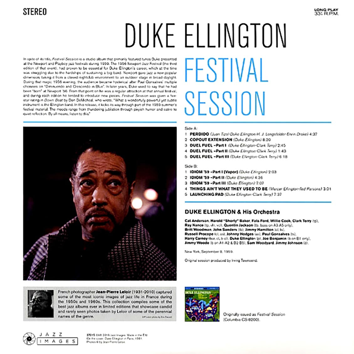 Duke Ellington - Festival Session (ltd. ed.) (180g) Vinyl Record