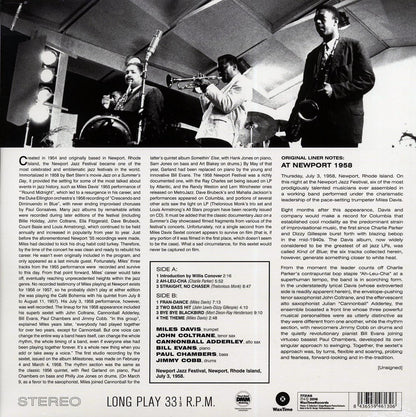 Miles Davis - Sextet At Newport 1958 (ltd. ed.) (180g) (remastered) Vinyl Record