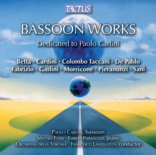 the album cover for Gaslini / Paolo Carlini - Bassoon Works