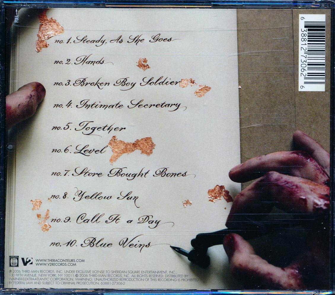 The Raconteurs - Broken Boy Soldiers Music CD