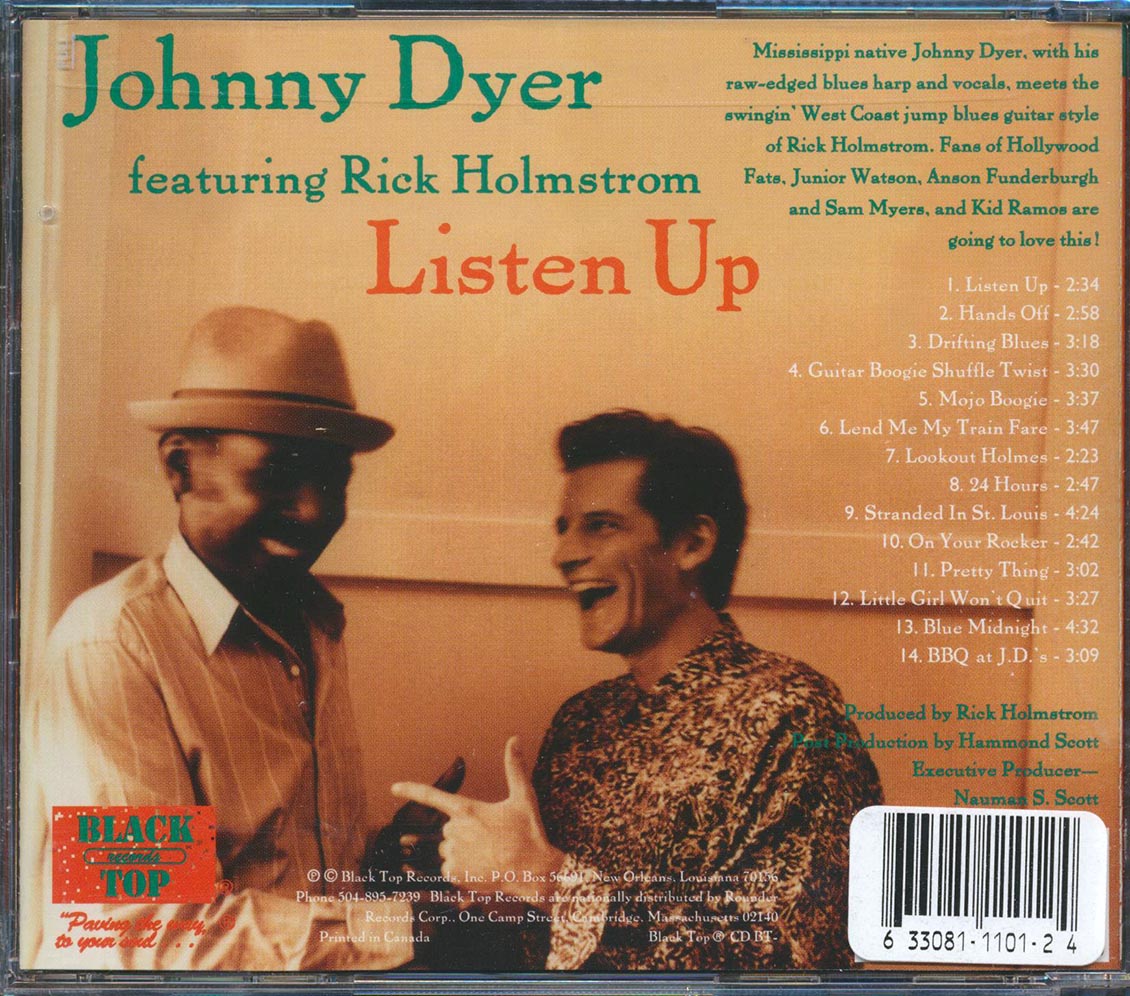 Johnny Dyer, Rick Holmstrom - Listen Up Music CD