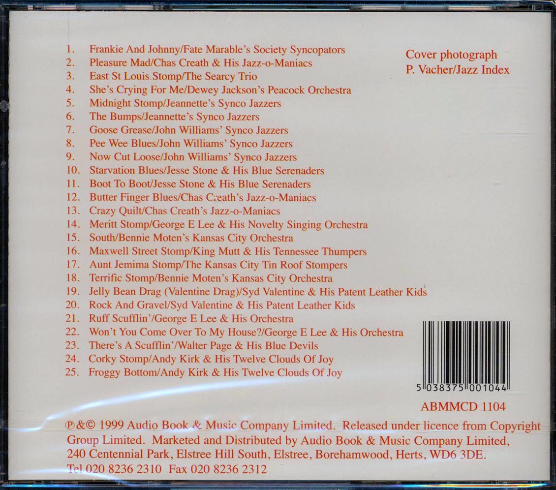 Walter Page & His Blue Devils, Bennie Moten's Kansas City Orchestra, Etc. - Kansas City Jazz: 20s (25 tracks) Music CD