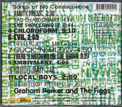 Graham Parker - Songs Of No Consequence Music CD