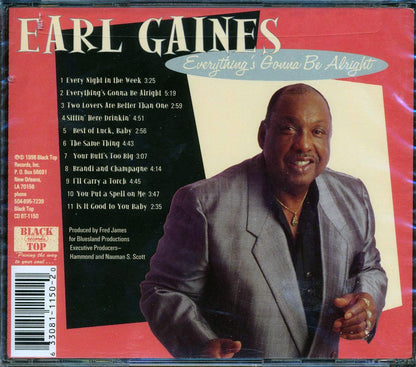 Earl Gaines - Everything's Gonna Be Alright Music CD