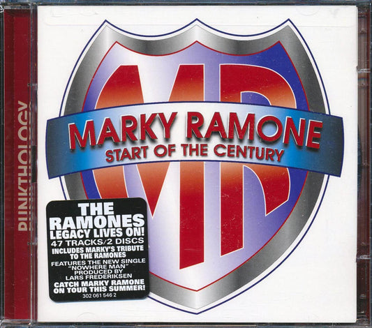 Marky Ramone The Ramones Start Of The Century Punkthology 47 tracks 2xCD Music CD