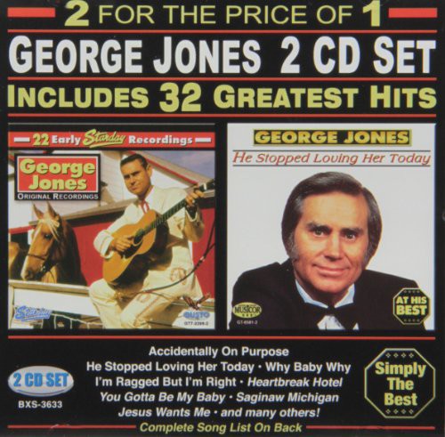 George Jones - 32 Greatest Hits Music CD