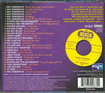 Mac Rebennack, Big Boy Myles, Ronnie & The Delinquents, Etc. - Return Of The Mac: In The Studio With Mac Rebennack AKA Dr. John 1959-1961 (28 tracks) Music CD