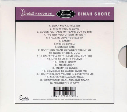 Dinah Shore - The Best Of The War Years (marked/ltd stock) Music CD