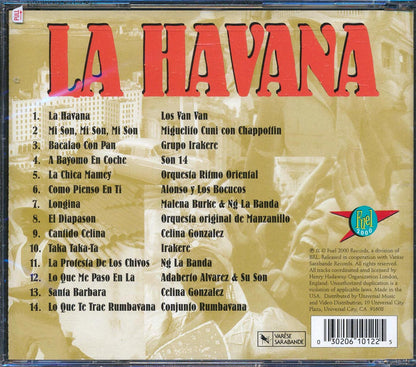 Los Van Van, Grupo Irakere, Son 14, Celina Gonzalez, Etc. - La Havana Music CD