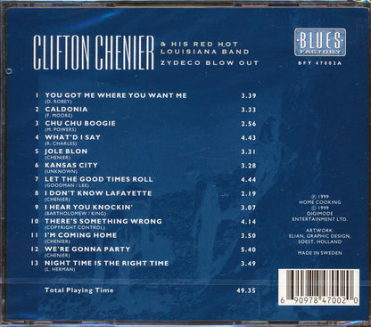 Clifton Chenier - Zydeco Blowout Music CD