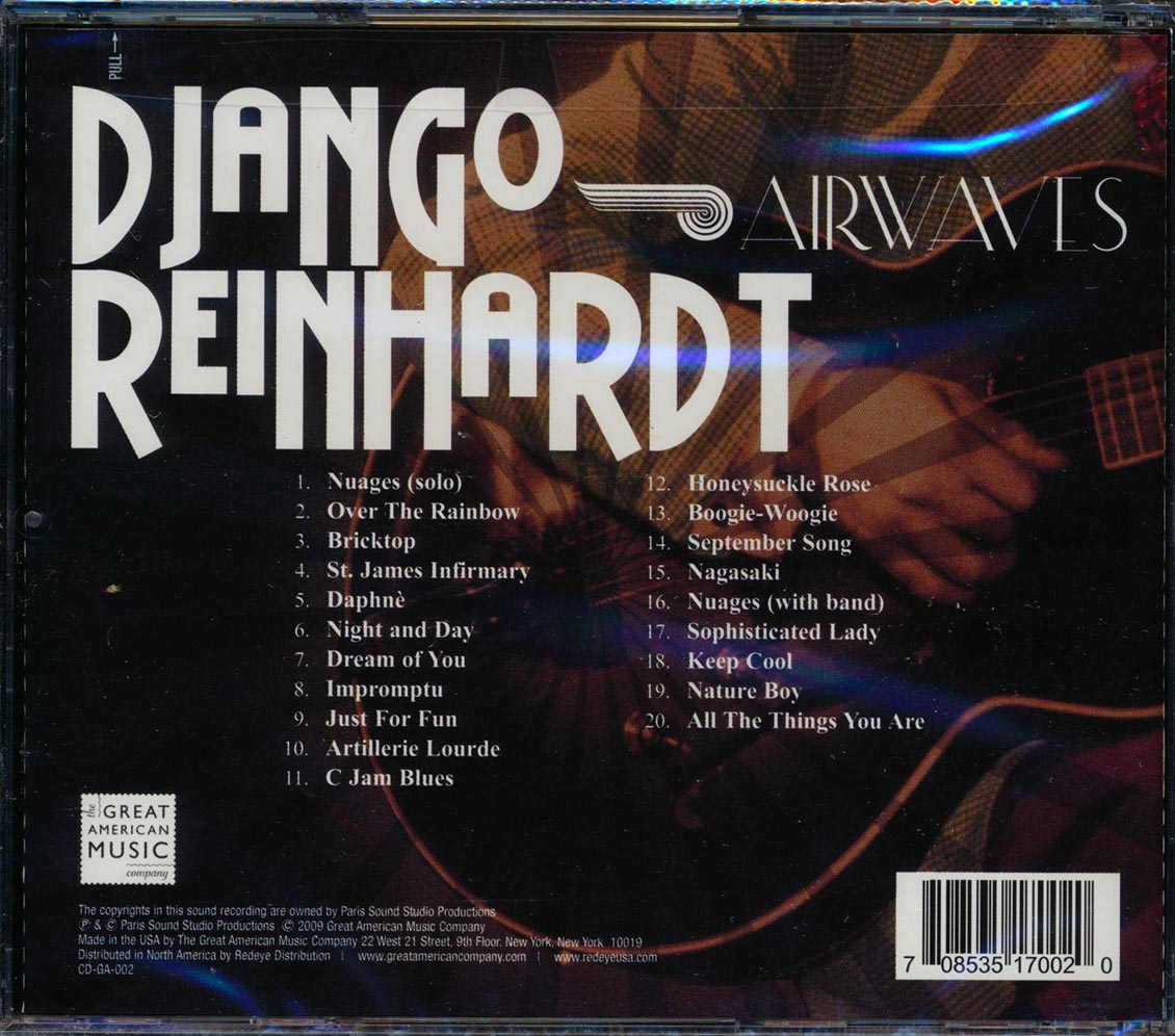 Django Reinhardt - Airwaves Music CD