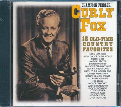 Curly Fox Champion Fiddler 18 Old Time Country Favorites marked/ltd stock Music CD