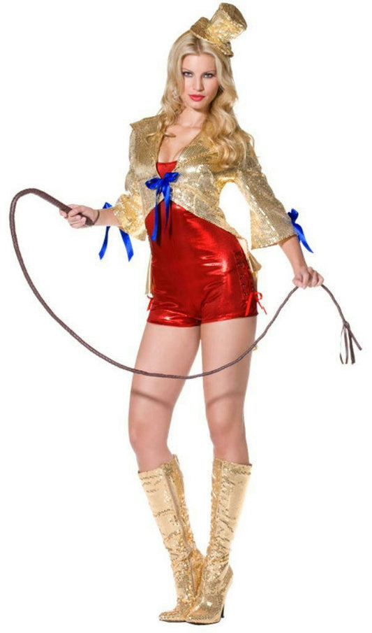 Women's Fever Circus Lady Adult Ringmaster Costume Size Medium