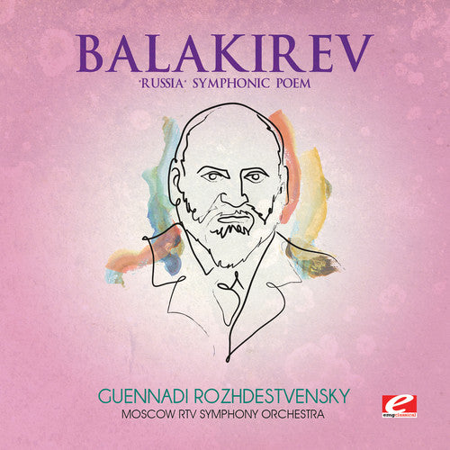 the album cover for Balakirev - Russia Symphonic Poem