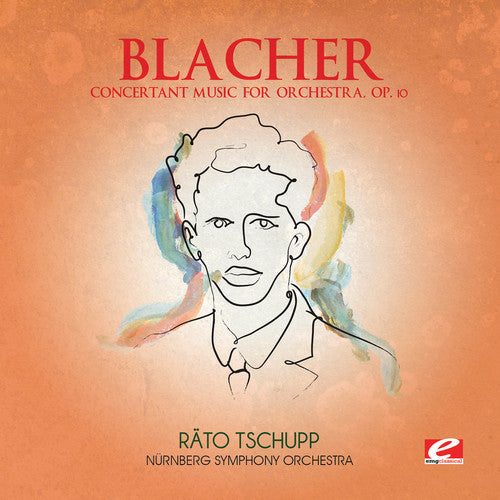 the album cover for Blacher - Concertant Music for Orchestra