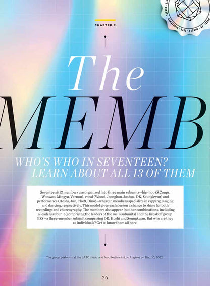 Seventeen - Fan Guide: K-Pop Band, Journey To Stardom, 13 Members, Mingyu, The8, Joshua, Seungkwan, S.Coups, Vernon, Greatest Hits, Hot, Super, Darl+ing, Pretty U, 25 Facts, Quiz, Free Poster & More!