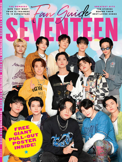 Seventeen - Fan Guide: K-Pop Band, Journey To Stardom, 13 Members, Mingyu, The8, Joshua, Seungkwan, S.Coups, Vernon, Greatest Hits, Hot, Super, Darl+ing, Pretty U, 25 Facts, Quiz, Free Poster & More!