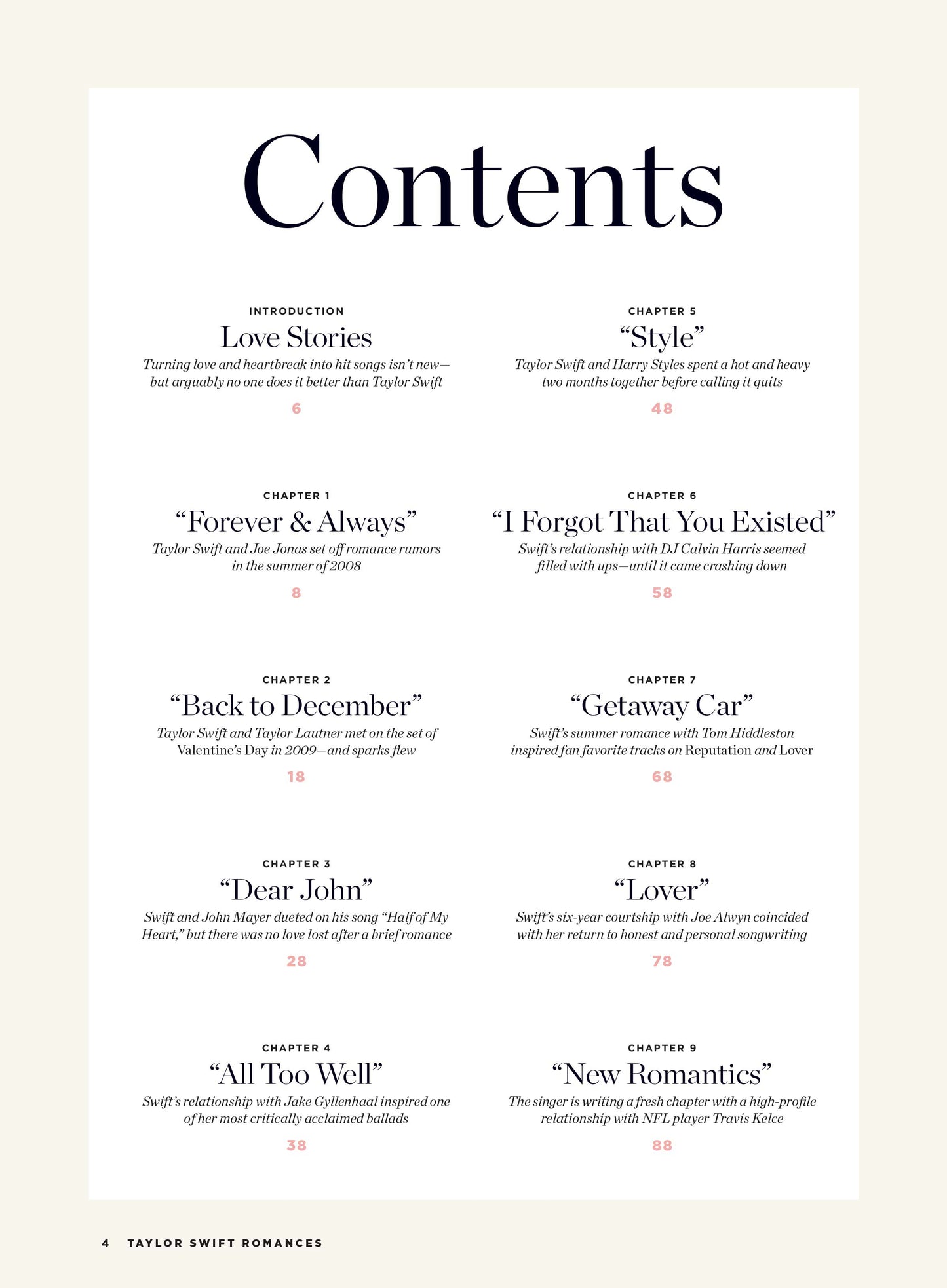 Taylor Swift - The Romances: Relationship Eras, Breakups, Hint-Filled Songs, Dear John, John Mayer, Style, Harry Styles, Forever & Always, Joe Jonas, New Romantics, Travis Kelce & A Swiftie Must-Have!