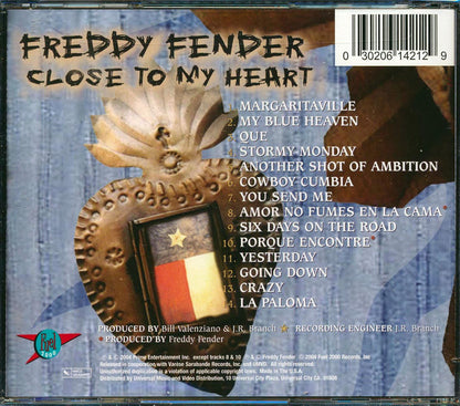 Freddy Fender - Close To My Heart Music CD