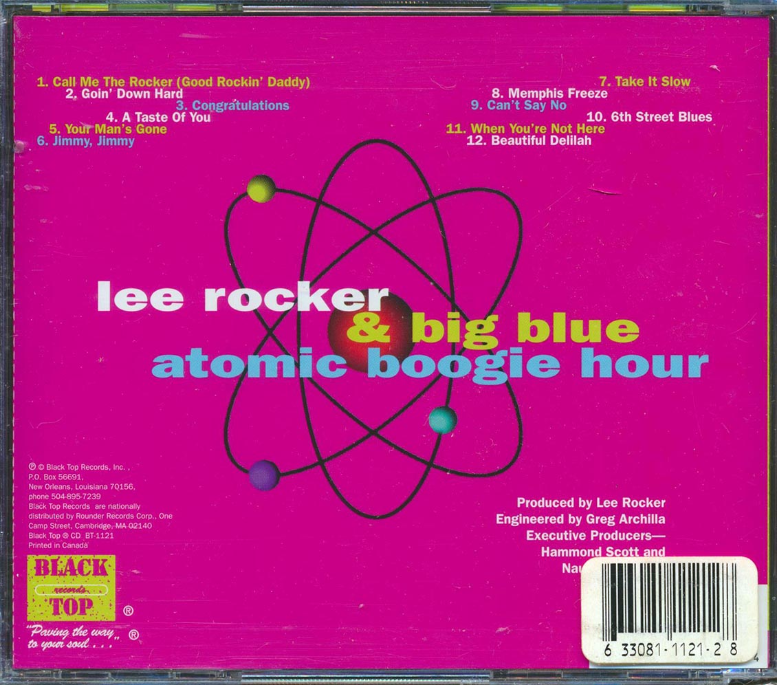 Lee Rocker & Big Blue - Atomic Boogie Hour Music CD