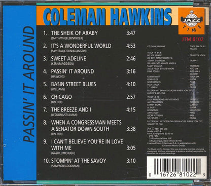 Coleman Hawkins - Passin' It Around Music CD