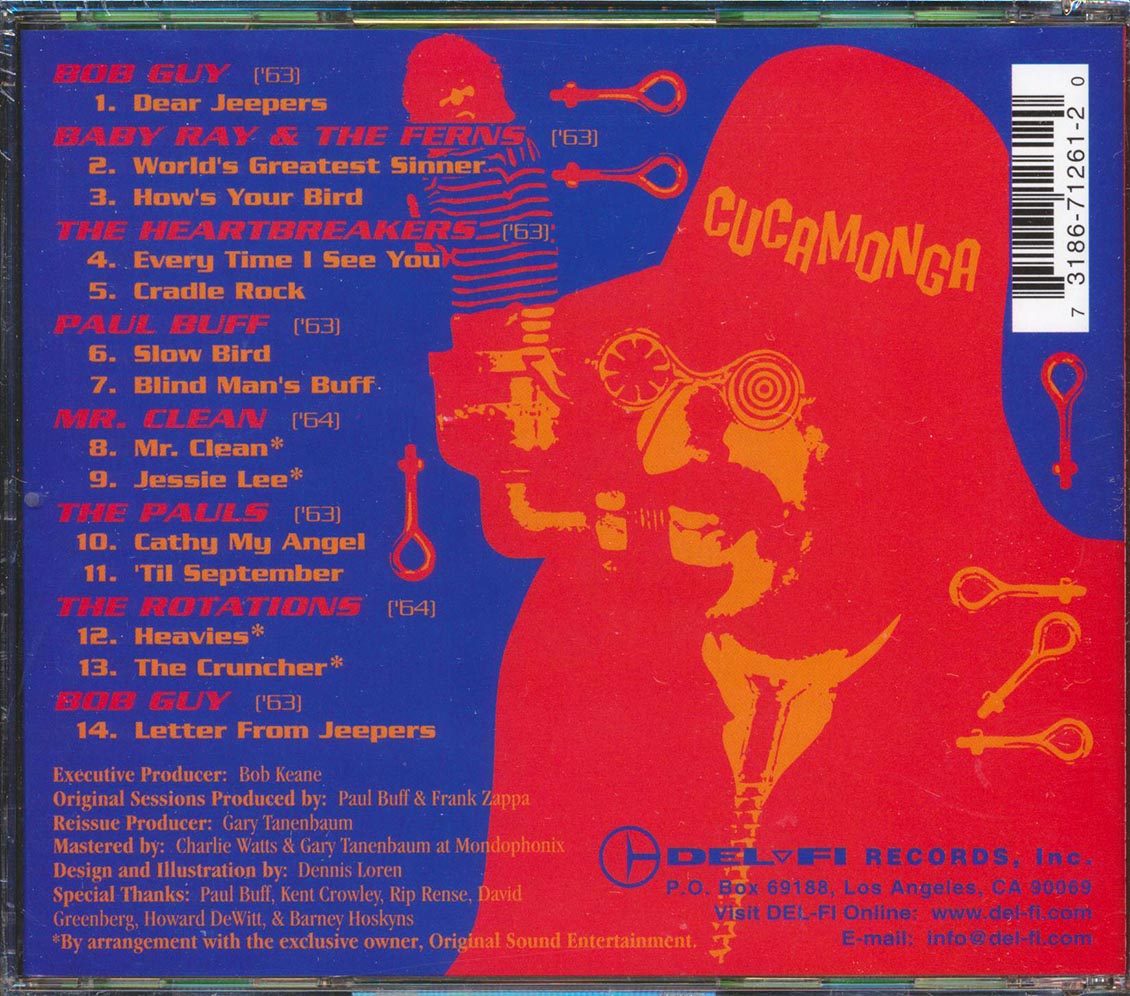 Frank Zappa - Cucamonga Music CD