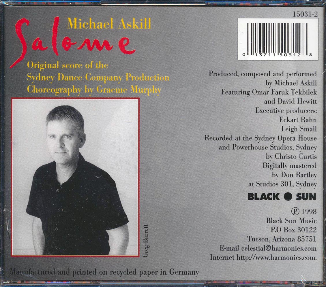 Michael Askill - Salome (incl. large booklet) Music CD