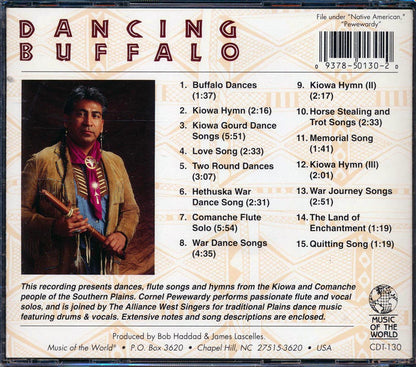 Cornel Pewewardy & The Alliance West Singers - Dancing Buffalo: Dances & Flute Songs From The Southern Plains Music CD