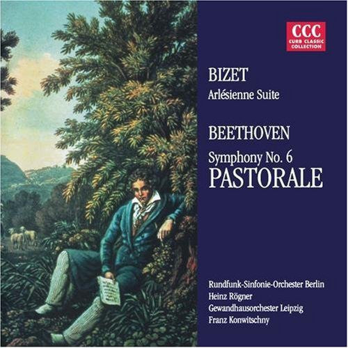 the album cover for Bizet / Beethoven / Konwitschny / Rogner - L'arlesienne Suite