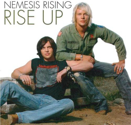 the album cover for Nemesis Rising - Rise Up