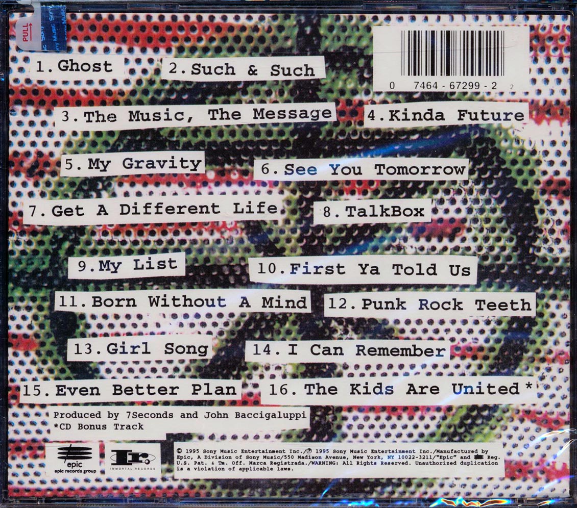 7 Seconds - The Music, The Message Music CD
