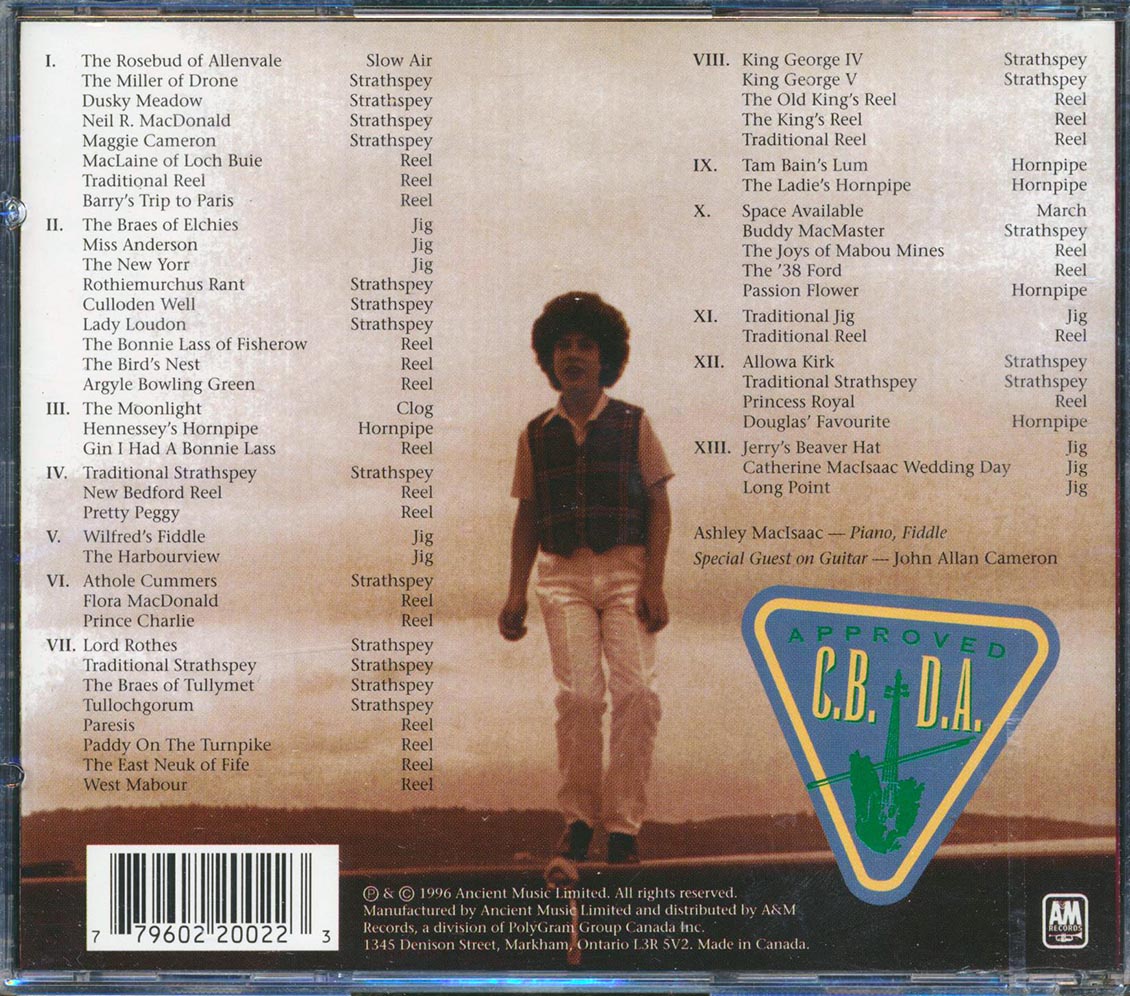Ashley MacIsaac - Fine Thank You Very Much: A Traditional Album Music CD