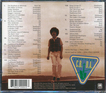 Ashley MacIsaac - Fine Thank You Very Much: A Traditional Album Music CD