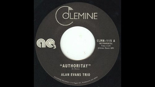 Alan Evans - Authority/Drop Hop Vinyl Record