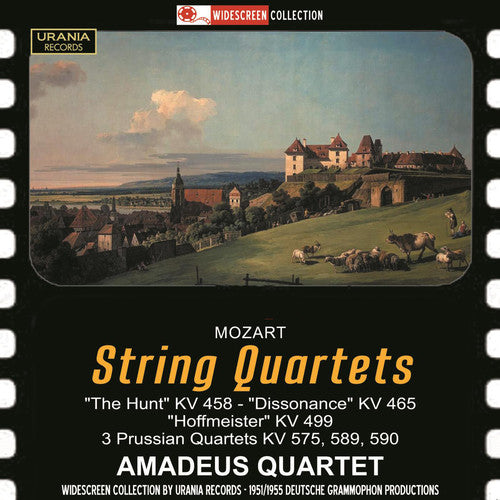 the album cover for Mozart / Amadeus Quartet - String Quartets