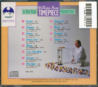 William Aura - Timepiece: A Ten Year Perspective Music CD
