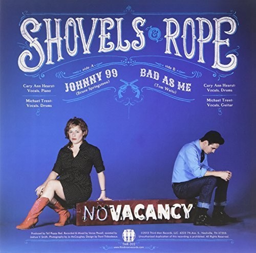 the album cover for Shovels & Rope - Johnny 99 [Vinyl Single]