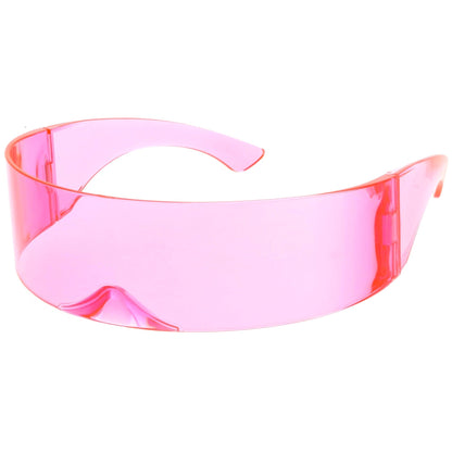 Futuristic Space Cadet Mono Lens Shield Sunglasses C471