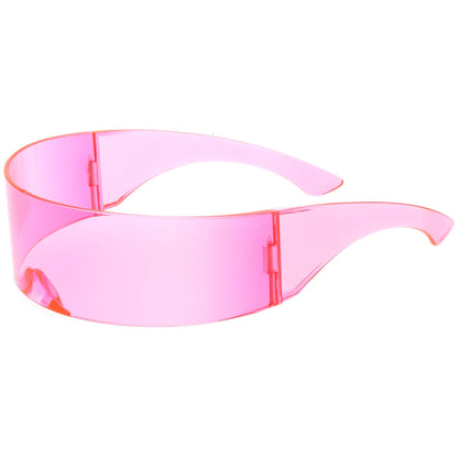 Futuristic Space Cadet Mono Lens Shield Sunglasses C471