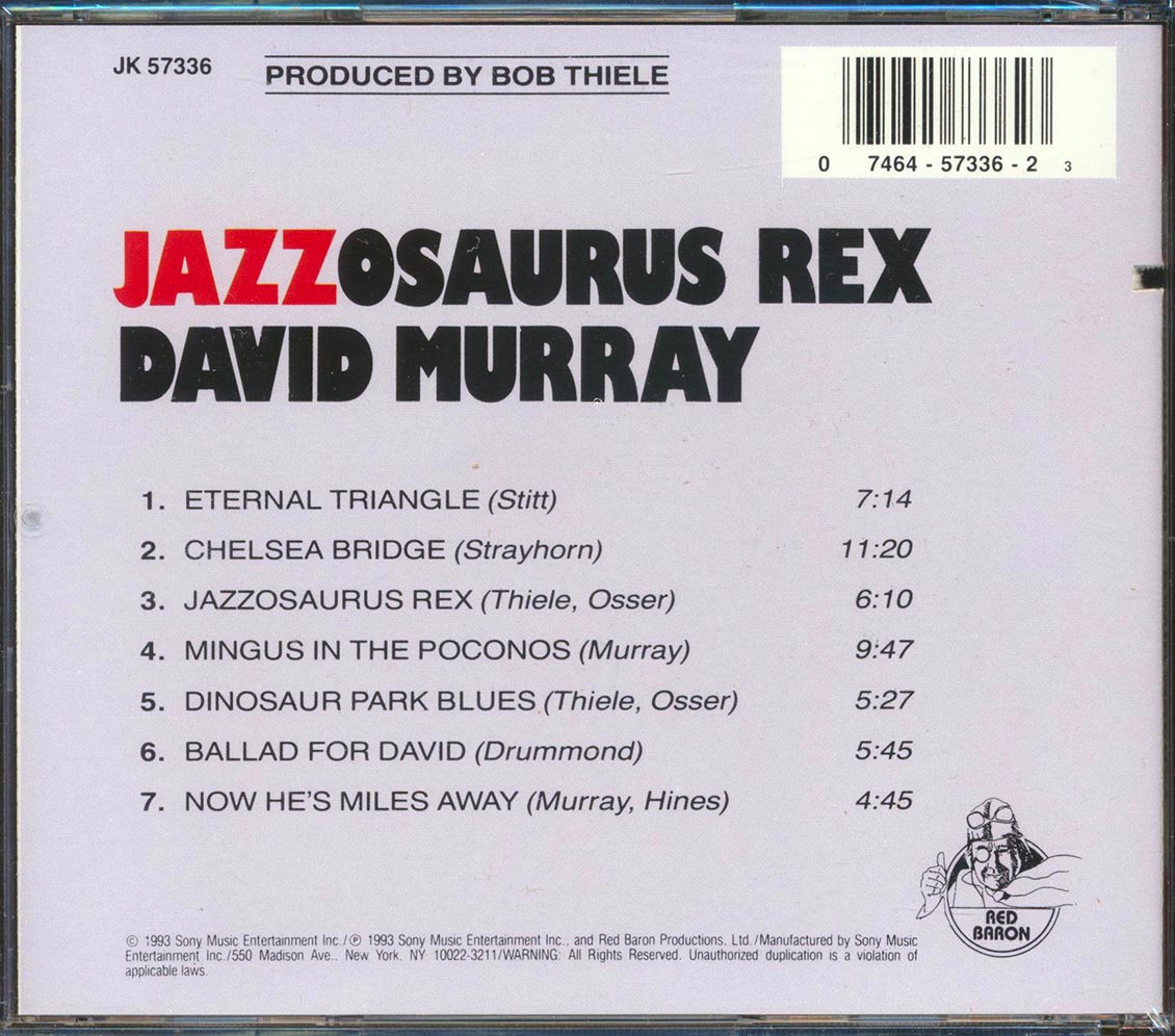 David Murray - Jazzosaurus Rex (marked/ltd stock) Music CD