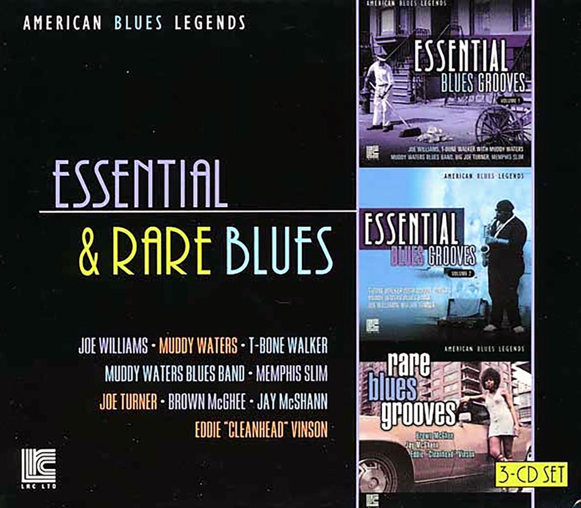 Joe Williams Muddy Waters T Bone Walker Memphis Slim Etc Essential & Rare Blues 3xCD Music CD
