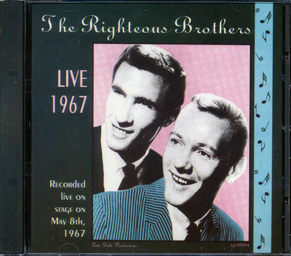 The Righteous Brothers - Live 1967 Music CD