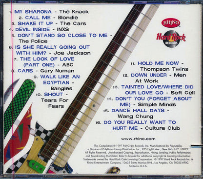 INXS Blondie The Knack The Cars The Bangles Simple Minds Wang Chung Etc Hard Rock Cafe Presents New Wave marked/ltd stock Music CD