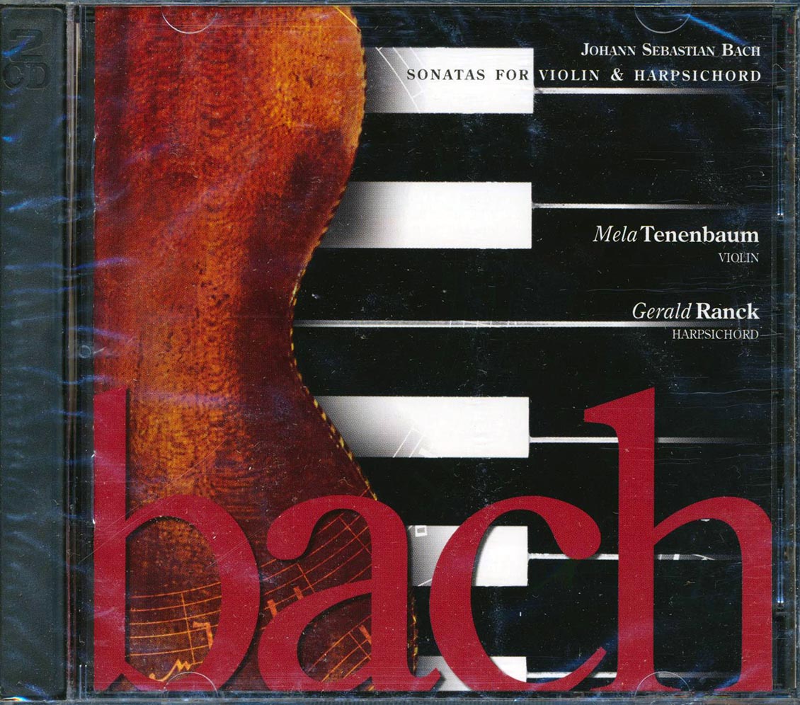 Johann Sebastian Bach, Mala Tenenbaum, Gerald Ranck - Sonatas For Violin And Harpischord (25 tracks) (2xCD) Music CD